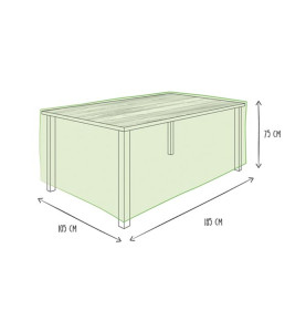 Housse d'extérieur pour table - max. 180 cm - PRL