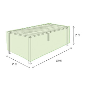 Housse d'extérieur pour table - max. 240 cm - PRL