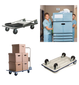CHARIOT PLATE-FORME - 74 x 48 cm - CHARGE max. 150 kg - PRL