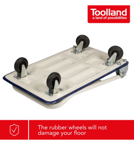 CHARIOT PLATE-FORME - 74 x 48 cm - CHARGE max. 150 kg - PRL