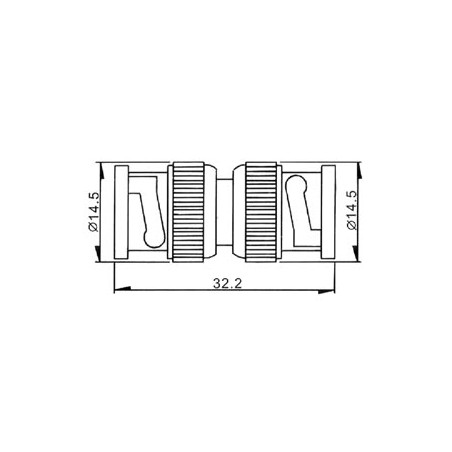 DOUBLE ADAPTATEUR BNC MALE