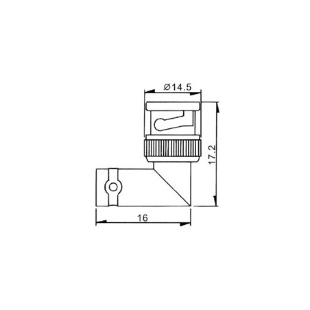 ADAPTATEUR BNC MALE COUDE VERS BNC FEMELLE