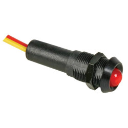 VOYANT LED ROUGE 5V - BOITIER NOIR - Velleman