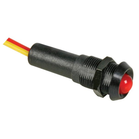 VOYANT LED ROUGE 5V - BOITIER NOIR - Velleman