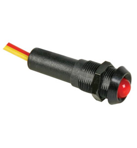 VOYANT LED ROUGE 5V - BOITIER NOIR - Velleman