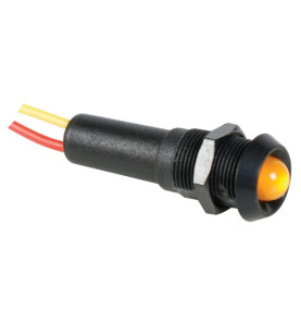 VOYANT LED JAUNE 5V - BOITIER NOIR - Velleman