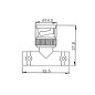 ADAPTATEUR BNC MALE VERS 2 x BNC FEMELLE ADAPTATEUR BNC MALE VERS 2 x BNC FEMELLE
