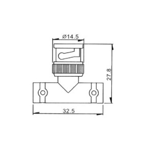 ADAPTATEUR BNC MALE VERS 2 x BNC FEMELLE - Velleman
