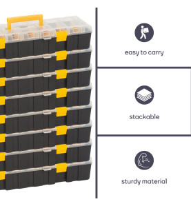 Coffret De Rangement En Plastique - 460 x 160 x 90 mm - 6 L - PRL