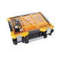 Coffre de rangement en plastique avec bacs amovibles - 380x340x110 mm - 14 L