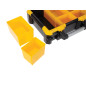 Coffre de rangement en plastique avec bacs amovibles - 380x340x110 mm - 14 L