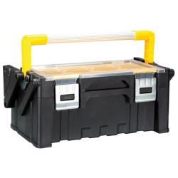Boîte à Outils en Plastique avec Bacs Amovibles - 21 L - PRL