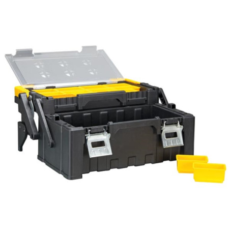 Boîte à Outils en Plastique avec Bacs Amovibles - 21 L