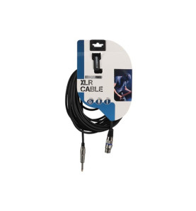 CÂBLE XLR - XLR FEMELLE vers JACK 6.35 mm - MONO - 10 m - VS
