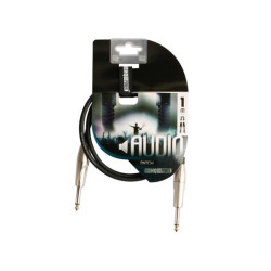 CÂBLE PATCH - JACK 6.35 mm MÂLE vers JACK 6.35 mm MÂLE - MONO - 1 m