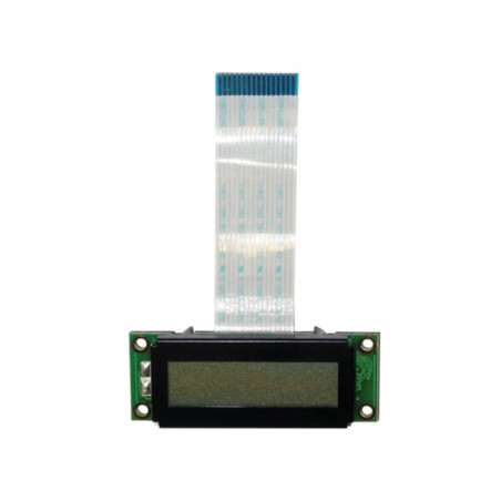 LCD 16 x 2 STN - TRANSFLECTIF, GRIS POSITIF, RÉTRO-ÉCLAIRAGE BLANC - V