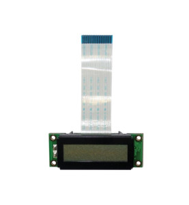 LCD 16 x 2 STN - TRANSFLECTIF, GRIS POSITIF, RÉTRO-ÉCLAIRAGE BLANC - V
