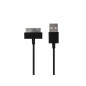 CÂBLE USB 2.0 A MÂLE VERS APPLE 30 BROCHES MÂLE - NOIR - 1 m