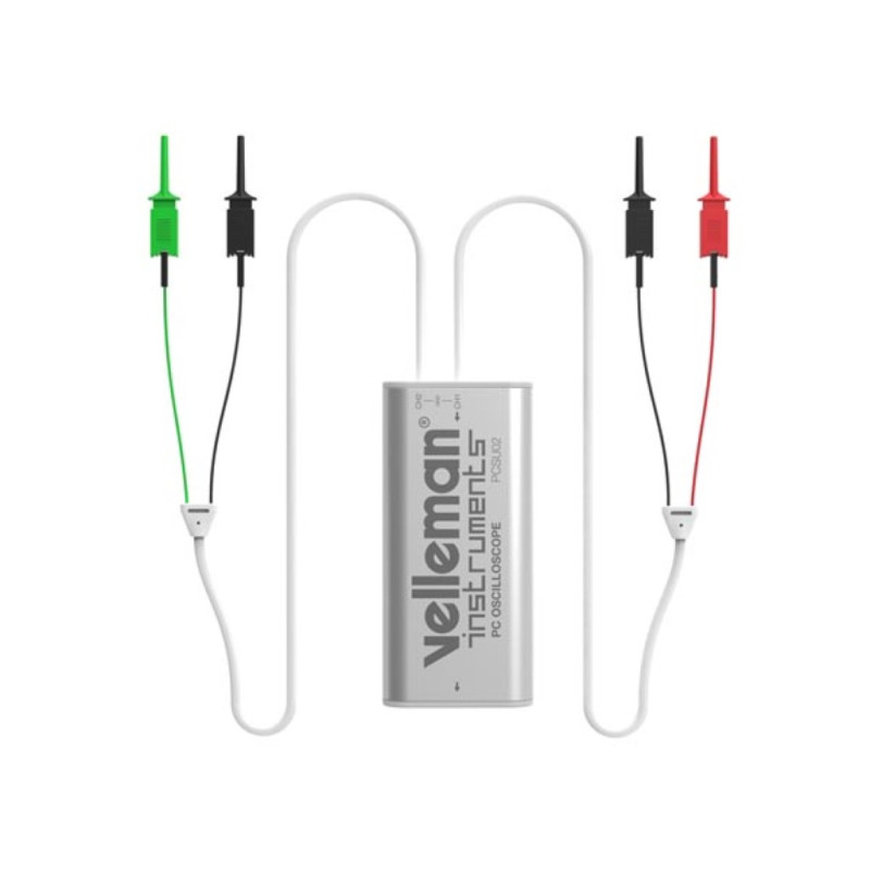 Mini oscilloscope à 2 canaux pour pc avec connexion usb