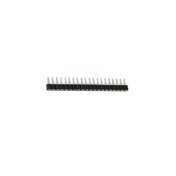 BARRETTE FEMELLE POUR CI, SIMPLE RANGEE A 20 CONTACTS, PAS 2.54mm - Ve