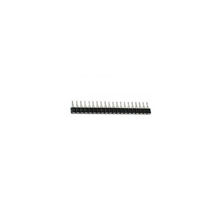 BARRETTE FEMELLE POUR CI, SIMPLE RANGEE A 20 CONTACTS, PAS 2.54mm - Ve