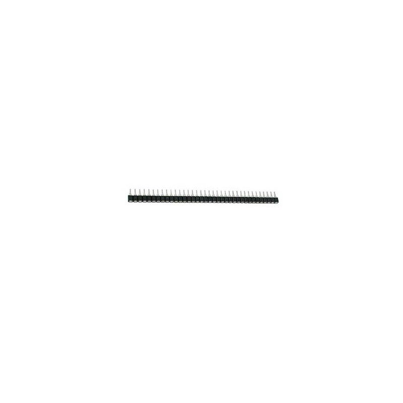 BARRETTE FEMELLE POUR CI, SIMPLE RANGEE A 36 CONTACTS, PAS 2.54mm
