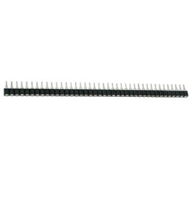BARRETTE FEMELLE POUR CI, SIMPLE RANGEE A 40 CONTACTS, PAS 2.54mm - Ve