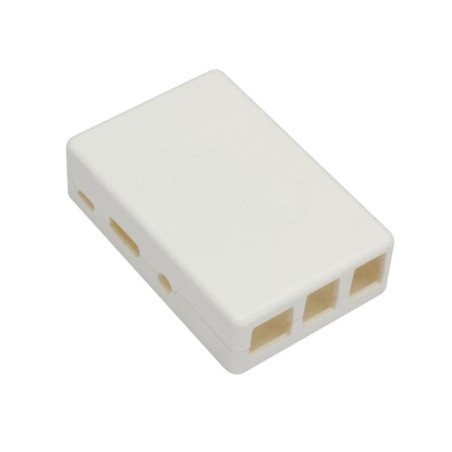 BOÎTIER POUR RASPBERRY PI B - BLANC - POUR RASPBERRY PIB+, 2B et 3B - 