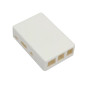 BOÎTIER POUR RASPBERRY PI B - BLANC - POUR RASPBERRY PIB+, 2B et 3B
