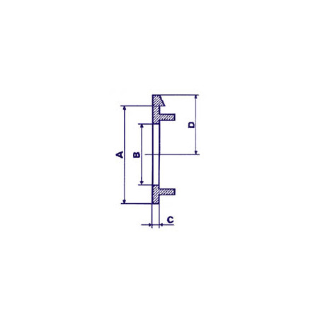 FLÈCHE POUR BOUTON 15mm (GRIS)