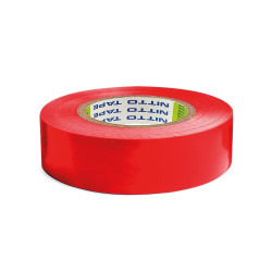 NITTO - RUBAN ADHESIF ISOLANT - ROUGE - 19 mm x 20 m - PRL
