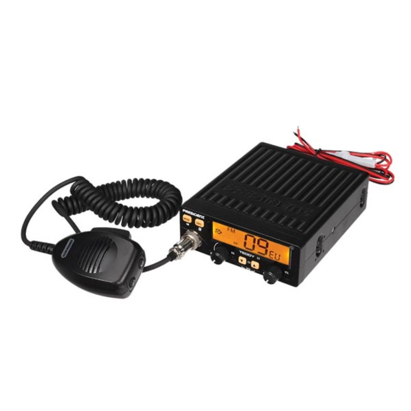 Station de radio cb (AM/FM) PRESIDENT Teddy II - 40 canaux Station de radio cb (AM/FM) PRESIDENT Teddy II - 40 canaux