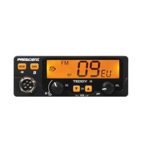 Station de radio cb (AM/FM) PRESIDENT Teddy II - 40 canaux - VS