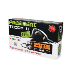 Station de radio cb (AM/FM) PRESIDENT Teddy II - 40 canaux - VS