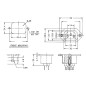 EMBASE FEMELLE POUR CHASSIS