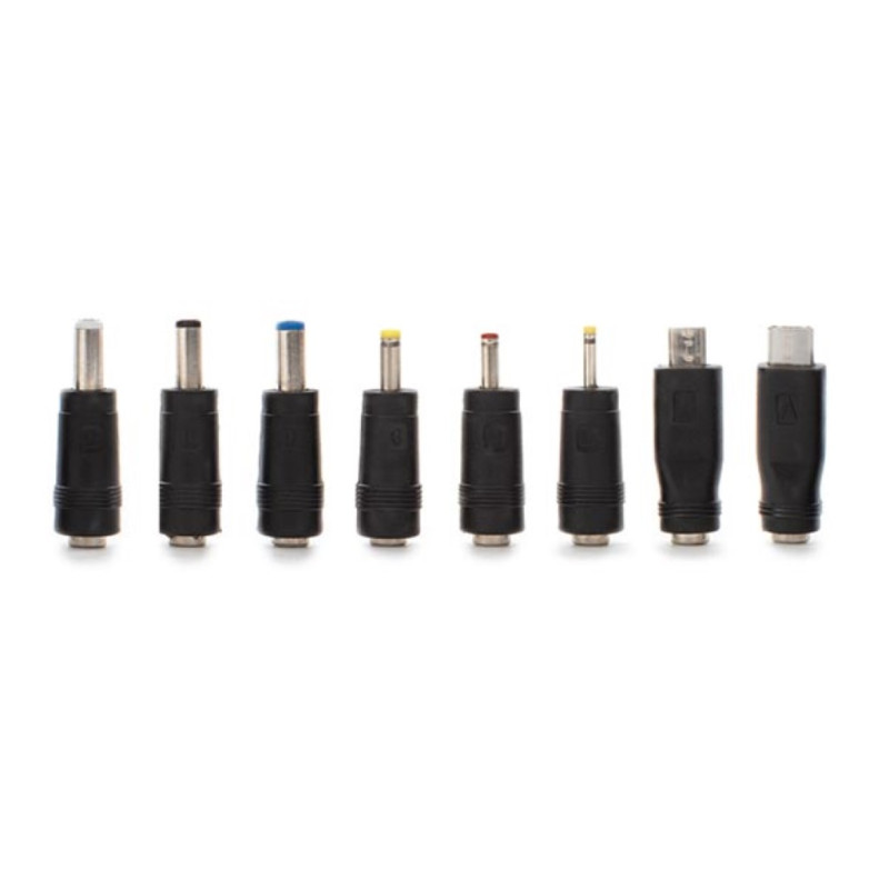 JEU DE 8 CONNECTEURS DC UNIVERSELS pour CONNECTEUR MÂLE 2.1 x 5.5 mm