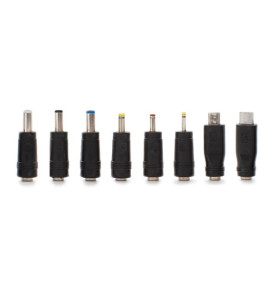 JEU DE 8 CONNECTEURS DC UNIVERSELS pour CONNECTEUR MÂLE 2.1 x 5.5 mm -