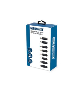 JEU DE 8 CONNECTEURS DC UNIVERSELS pour CONNECTEUR MÂLE 2.1 x 5.5 mm -