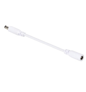 RALLONGE AVEC CONNECTEUR D'ALIMENTATION CC (MÂLE-FEMELLE) - 2 m - BLAN