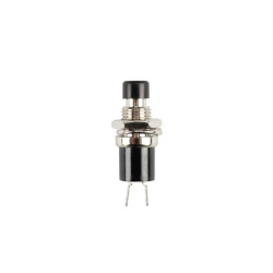 BOUTON-POUSSOIR ON-(OFF) NOIR - Velleman