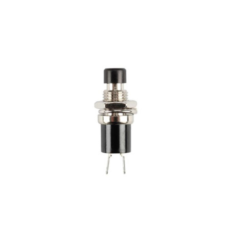 BOUTON-POUSSOIR ON-(OFF) NOIR - Velleman