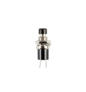BOUTON-POUSSOIR ON-(OFF) NOIR - Velleman