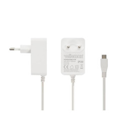 CHARGEUR COMPACT AVEC CONNEXION MICRO USB - 5 VCC - 1 A