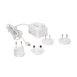 CHARGEUR UNIVERSEL AVEC CONNEXION MICRO USB - 5 VCC - 2.5 A - AVEC 4 F