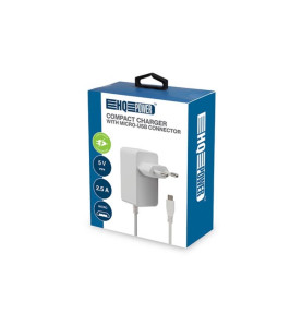CHARGEUR COMPACT AVEC CONNEXION USB - 5 VCC - 2.5 A - 12.5 W max. - Ve