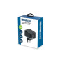 CHARGEUR COMPACT AVEC 2 CONNEXIONS USB - 5 V - 4.8 A max. - 24 W. max. - NOIR
