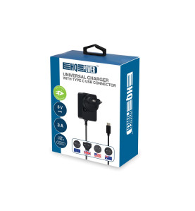 CHARGEUR COMPACT AVEC CONNEXION USB - 5 VCC - 2.5 A max. - 15 W max. -