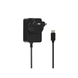 CHARGEUR COMPACT AVEC CONNEXION USB - 5 VCC - 2.5 A max. - 15 W max. - TYPE C - AVEC 4 FICHES DE VOYAGE