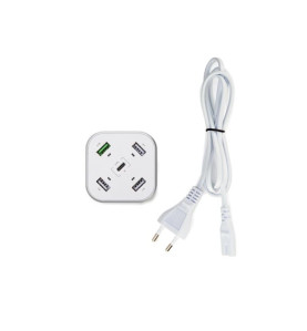 Station USB SMART avec 3 x USB + 1 x USB Fast Charge QC 3.0 + 1 x sort