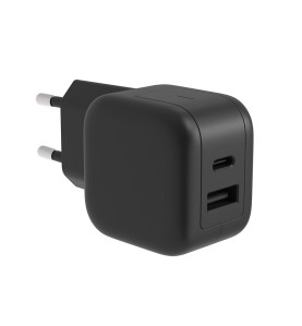 Chargeur USB rapide avec GaN Fast Technology - 2 sorties - USB-A & USB